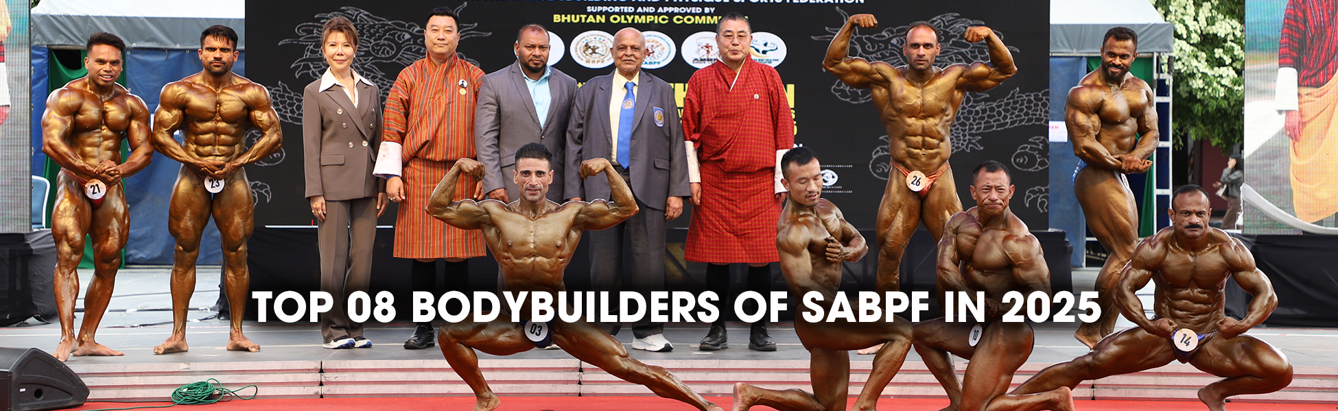 TOP 8 BODYBUILDERS OF SABPF IN 2025