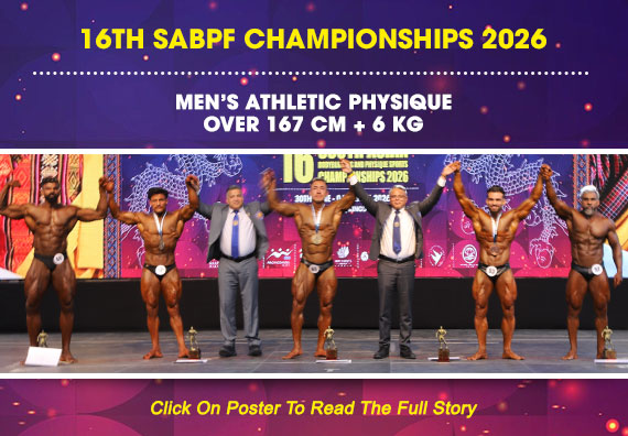 MEN'S ATHLETIC PHYSIQUE OVER 167 CM + 6 KG...