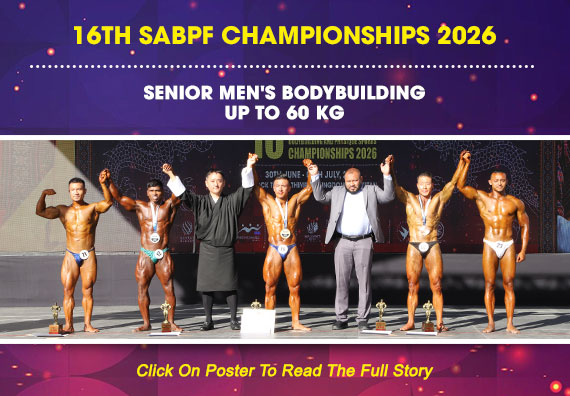 SENIOR MEN'S BODYBUILDING UP TO 60 KG...