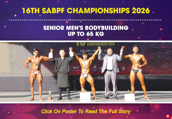 SENIOR MEN'S BODYBUILDING UP TO 65 KG...