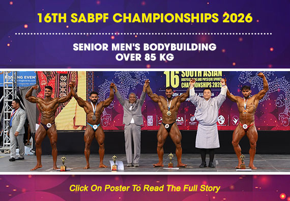SENIOR MEN'S BODYBUILDING OVER 85 KG...