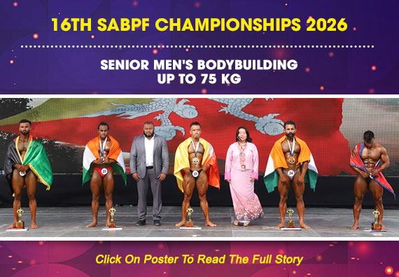 SENIOR MEN'S BODYBUILDING UP TO 75 KG...
