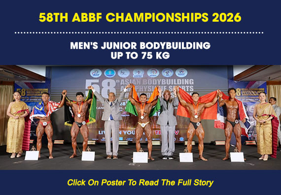 MEN'S JUNIOR BODYBUILDING UP TO 75 KG...