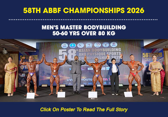 MEN'S MASTER BODYBUILDING 50-60 YRS OVER 80 KG...