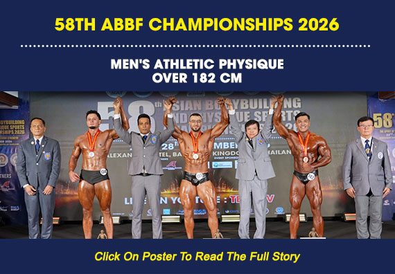 MEN'S ATHLETIC PHYSIQUE OVER 182 CM...