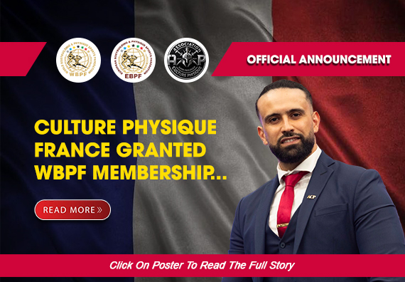 Culture Physique France Granted WBPF Membership...