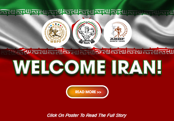 Welcome Iran, Iran Bodybuilding Federation Officially Joins WBPF & ABBF Family…...